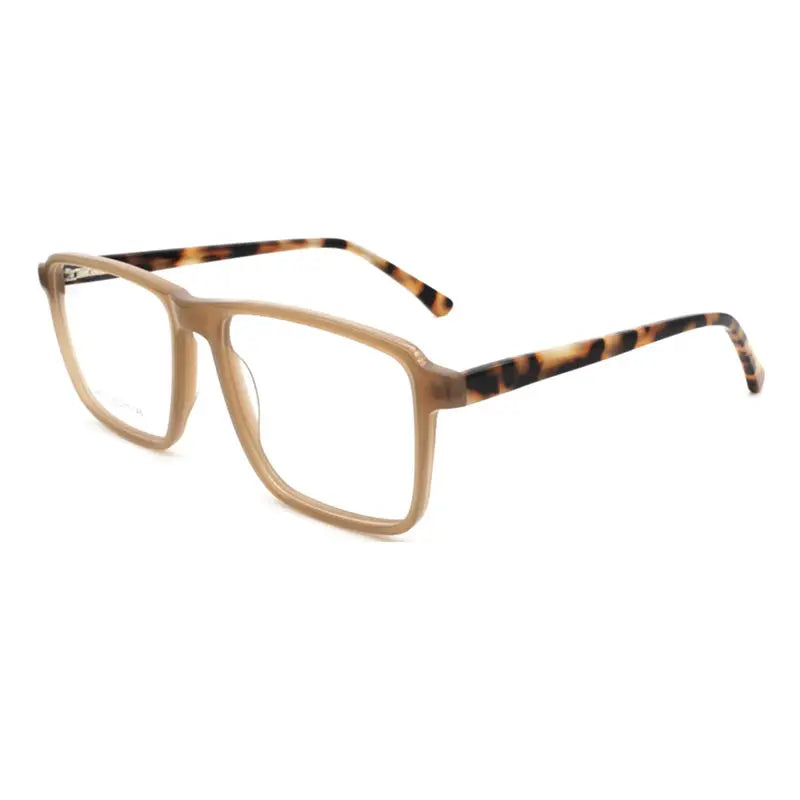Modern Classic Style Acetate Eye Glasses Square Full Frame Anti Blue Light Blocking Optical Frame Spectacles for Unisex