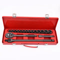 16PCS 1/2 Chrome Vanadium Steel Sturdy and Durable Herramientas Automotive Repair Tool Ratchet Torque Wrench Socket Set