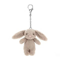 Cute Bunny Plush Keychain Stainless Steel Mini Rabbit Pendant for Women for Shopping Online Backpack Purse Charm Gift