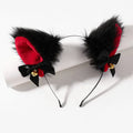 MIO Cute Party Hair Accessories Pink White Ear Cat Furry Wholesale Cheap Headband