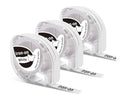 Phomemo P12/ P12PRO Iron-On Fabric Black on White Labels 12mm X 2m for Cloth DYMO Letra Tag