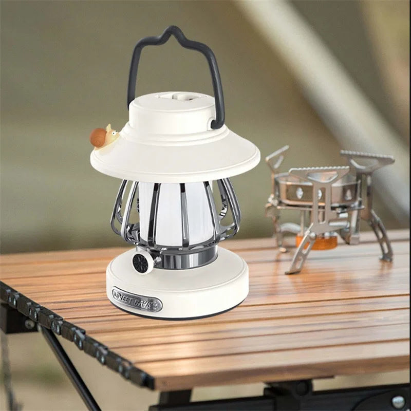 Wholesale Outdoor Camping Retro Night Light Portable Wall Mounted Led Desk Lamp Atmospheric Tent Light