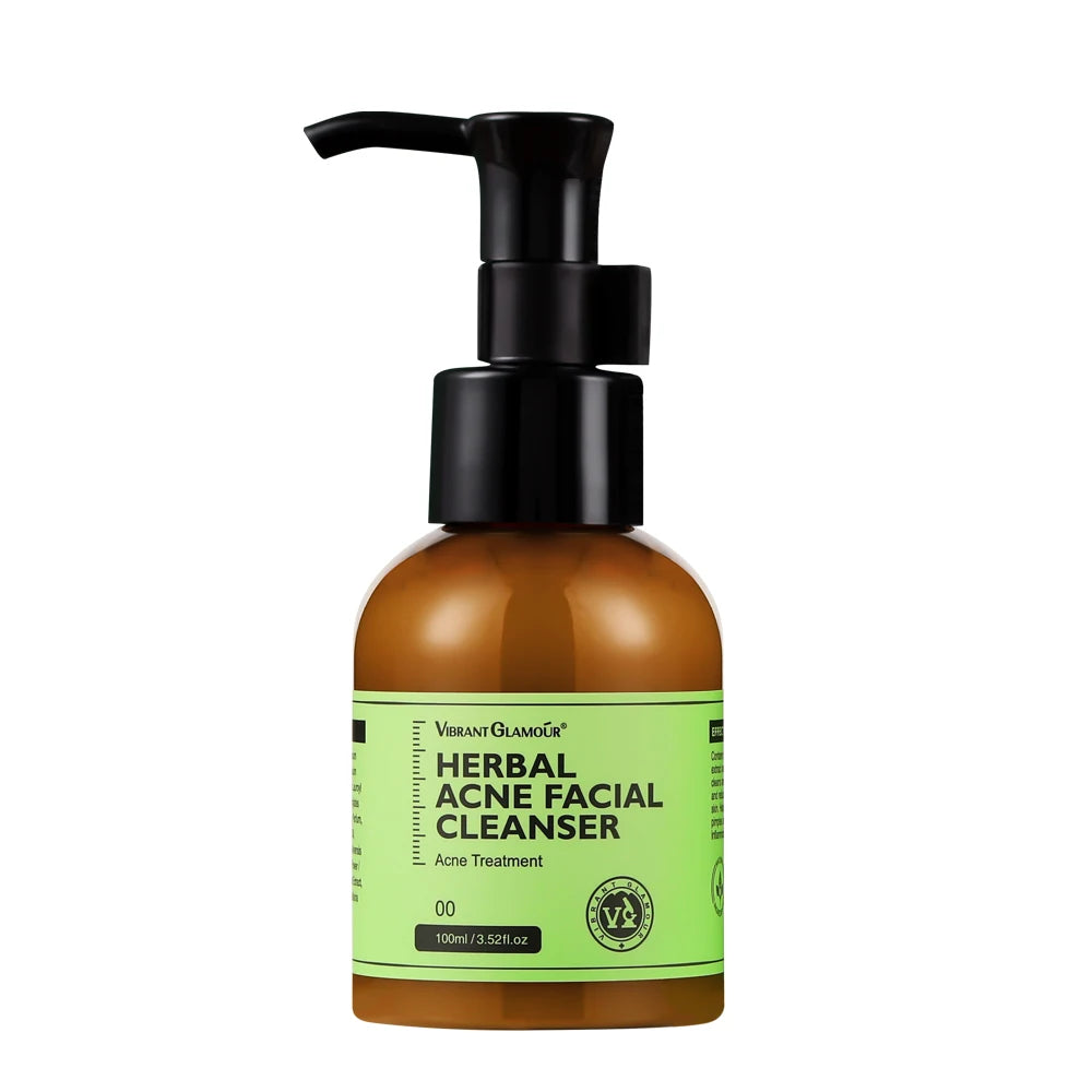 VIBRANT GLAMOUR Herbal Cleanser Deeply Cleans the Pores of Oil and Dirt Purifies the Skin Deep Cleansing and Refreshing Cleansi