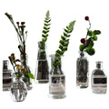 Modern Nordic Design Clear Mini Glass Trumpet Vase 100/200ML Wedding Home Decor Tabletop Plant Stand Wholesale