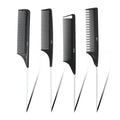Fashion ABS Plastic Pointed Tail Comb for Salon & Home Use Colorful Dye Brush