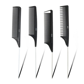 Fashion ABS Plastic Pointed Tail Comb for Salon & Home Use Colorful Dye Brush