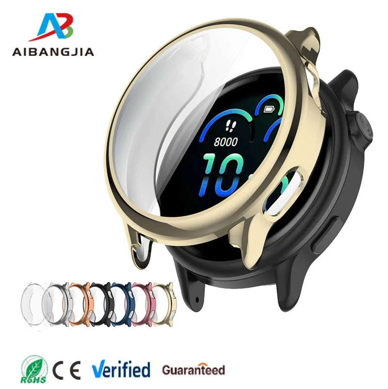 Smartwatch Accessories Soft TPU Plated Protective Case for Garmin Vivoactive 6 5 Watch Cover Screen Protector