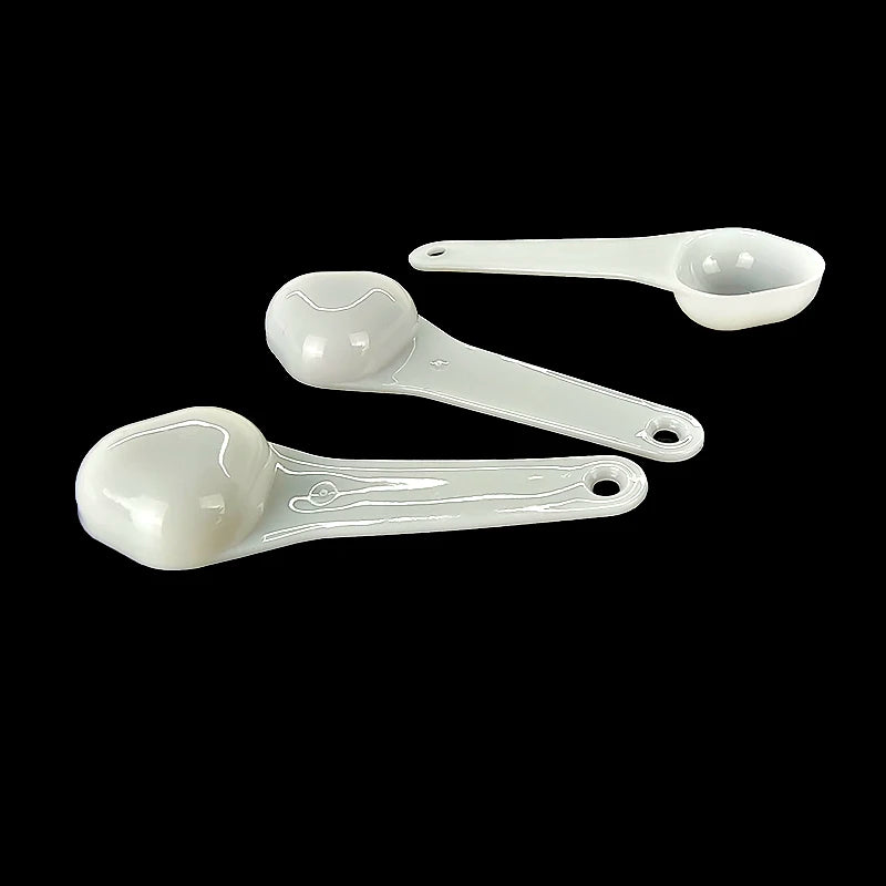 Kitchen Salt Spoon 1.2g PP Plastic Measuring Spoon White Seasoning Spoon  2.5ml 2026 New Idea