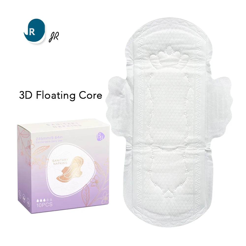 OEM Disposable Organic Sanitary Napkin Wholesale Manufacture Super Absorbent and Waterproof Sanitary Pads for Women