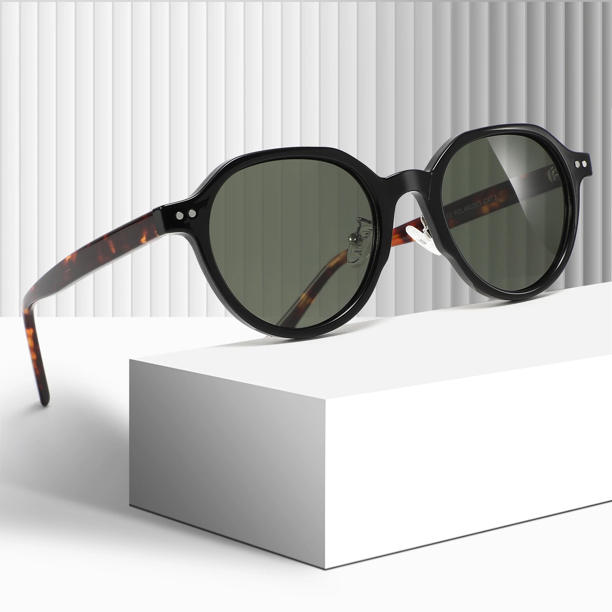 CONCHEN New Design Luxury Uv400 Round TR90 Sun Glasses Polarized Ladies Sunglasses New Design 2023
