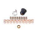 WSD 25pcs Copper Plasma Cutting Electrode Nozzle Sets for IPT60/PT60 Plasma Cutter Torch Professional Level Essential Welding