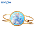 Norpie New Arrival Jewelry Wholesale Bracelet Sublimation Blank Cuff Bangle