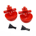 Poultry Chicken Bowl Quail Automatic Waterer Feeders Drinker Bird Cage Coop Drinker Water Drinking Cups