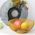 Modern Eco-Friendly Precision-Made Multifunction Metal Iron Bird's Nest Shape Fruit Basket Creative Design for Home Decoration