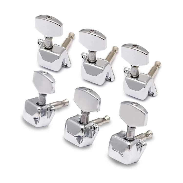 Semiclosed Tuners 3L3R String Tuning Pegs Guitar Machine Heads for Electric Acoustic Guitar Parts Replacement