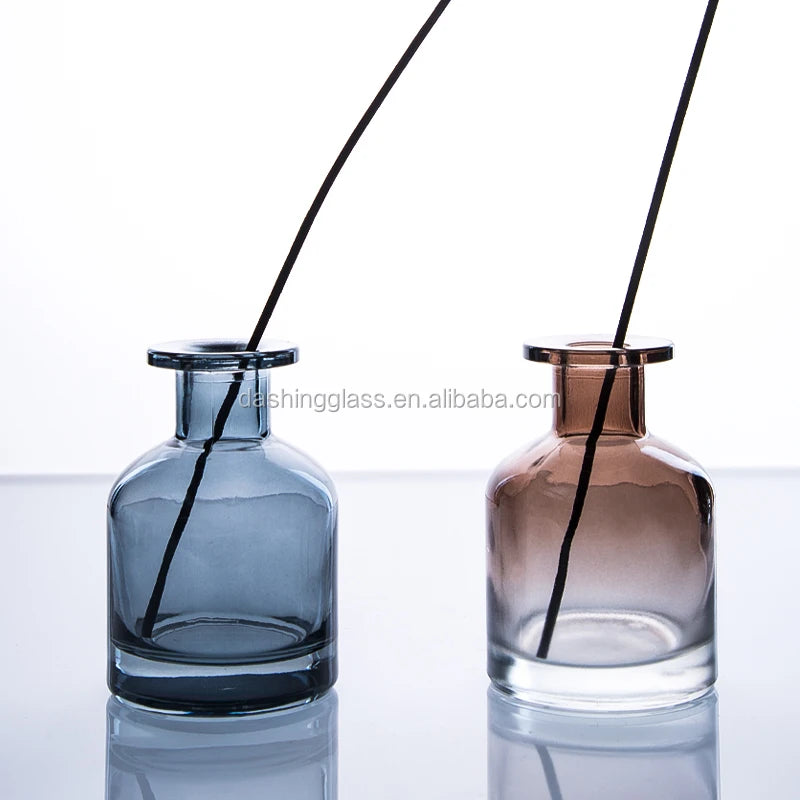 Wholesale 50ml 100ml 150ml Wide-mouth Glass Bottle for Perfume Aroma Oil Reed Diffuser MegaBDM