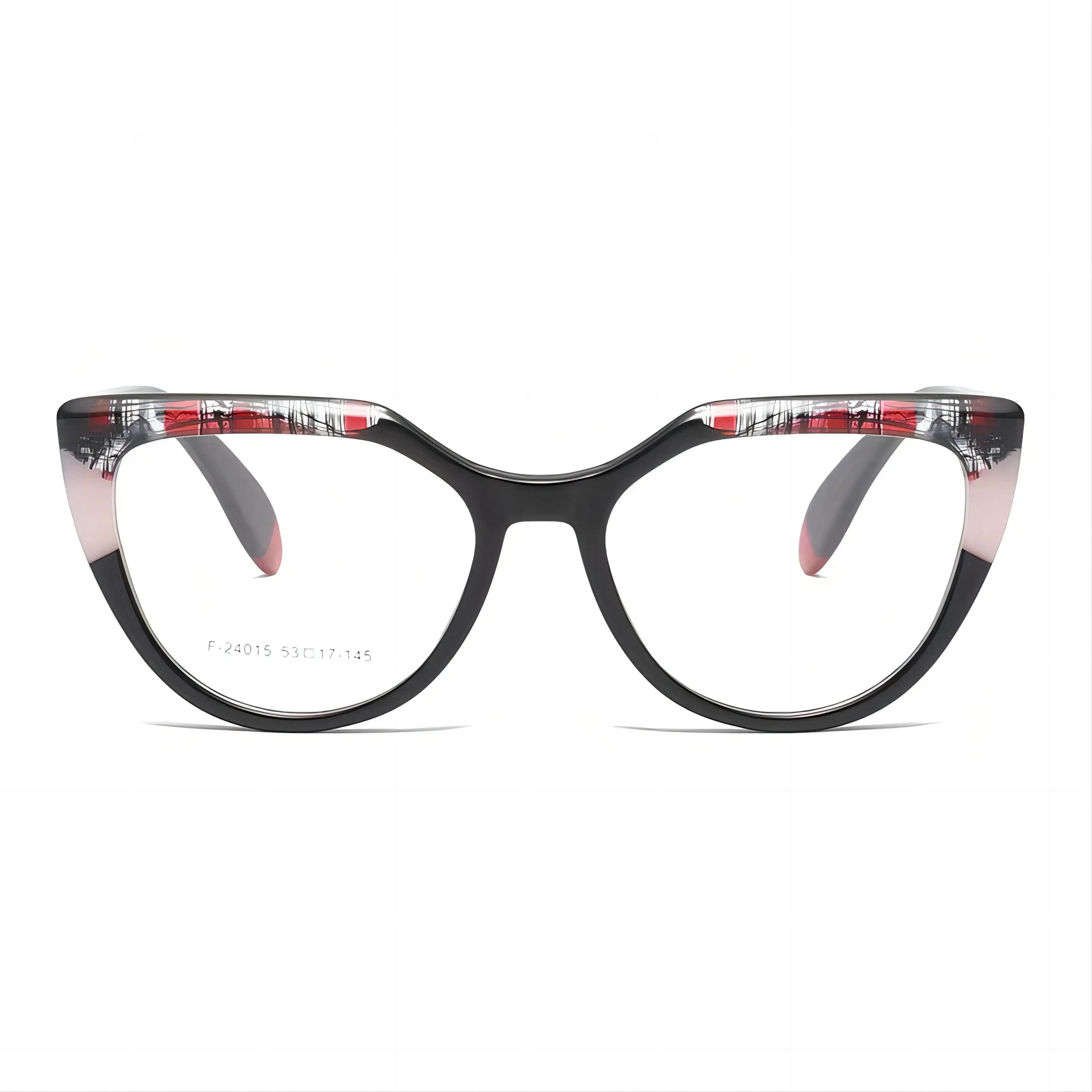 New Arrival Retro Cat Eye Mixed Colors Acetate Spring Hinge Factory Wholesale Acetate Optical Frame for Men Women