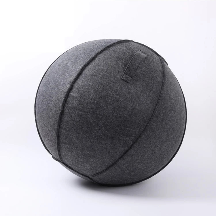 New 65cm Fitness Sports Yoga Ball with Handle Cover for Birthing and Exercise