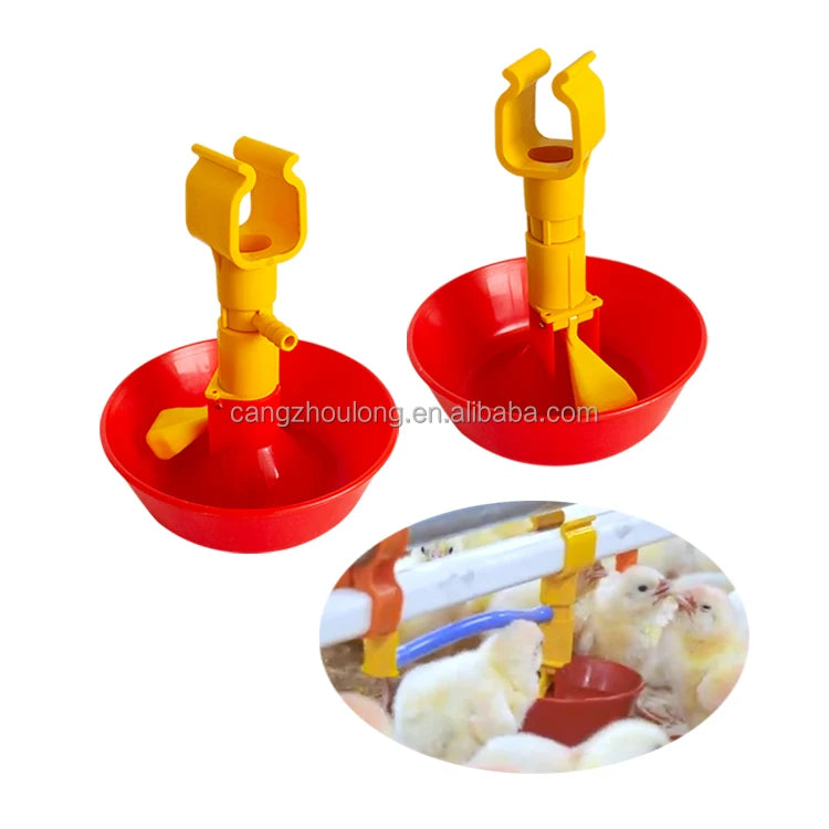 YYX LM108 Duck Quail Poultry Automatic Starter Water Cup Broiler Drinkers Automatic Chicken Drinkers Chicken Water Cup for Chick