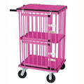 AEOLUS Lightweight Aluminum Dog Trolley Small Size Foldable Pet Cage Carrier Factory Supplies for Easy Handling