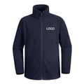 Custom Embroidered Logo Stand Outdoor Work Wear Company Uniform Tactical Winter Reversible Mens OEM Service Polar Fleece Jacket
