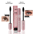 Private Label 4D Silk Fiber Herbal Cream Eyelash for Waterproof Double Head Curling & Lengthening Custom Logo