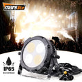 Marslite 200W CW+WW IP65 Waterproof LED Cob Stage Blinder Light 4-Eyes Outdoor Audience Spotlights