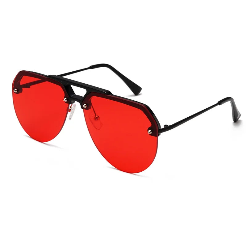 Kenbo Eyewear Luxury Half Frame Sunglasses Fashion Aviation Styles Women and Men Sun Glasses 2021
