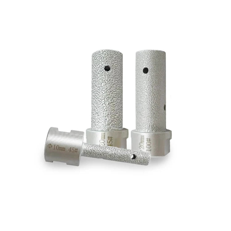 DEYI M14 Thread Diamond Finger Router Bit 10-25mm Coarse/Medium/Fine Grit Durable Center Drill Bit for Porcelain Hard Ceramic