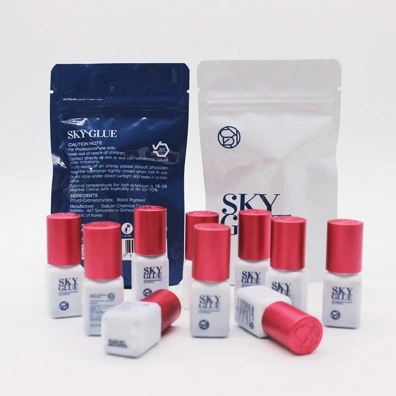 Korea Original Fresh Latest Genuine Sky Red Eyelash Eye Lashes Glue