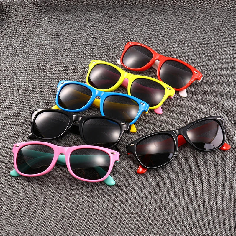 Kids Stylish Style Plastic Glasses Safe Material Polarized Eyewear