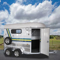 REALLY 2025 Semi-Hanging 2 Horse Warmblood Transport Trailer 2800KG Capacity Customizable Size Australia Standard Compliance