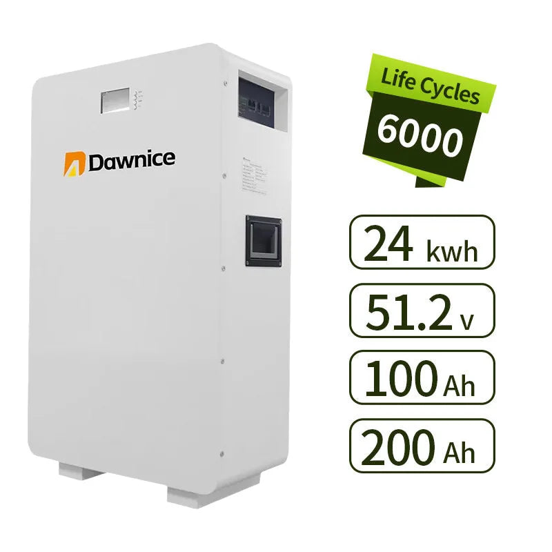Power Lithium Battery Smart Home Battery 51.2v 100ah BMS Wall Mounted Solar System LiFePO4 Solar System Battery