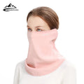 GOLOVEJOY DTJ14 Dustproof Winter Warmer Thick Neck Gaiter Soft Polar Fleece Warmer Cycling Head Scarf Bandana