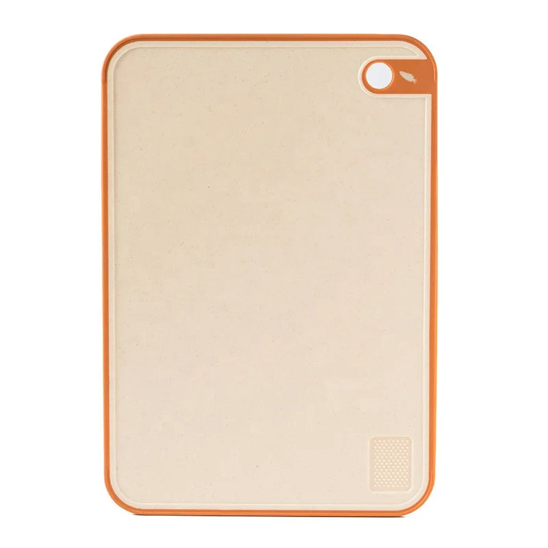 Kitchen Durable Double-Sided Wheat Straw Cutting Board Non-Slip PP Cheese Board Foldable-by Manufacturers