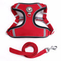 Popular Color Pet Harness Dog Leash Large Size Reflective Velvet Dog Harness Suede Colorful Pet Harness Set