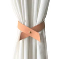Minimalist Modern Leather Curtain Tie Back Curtain Holdbacks Genuine Leather Tiebacks Simple Holdbacks for Draperies