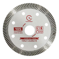 4inch Super Thin Sharp Arrow Type Segment Ceramic Cutting Disc Tile Diamond Blade 105mm Turbo Diamond Saw Blade for Porcelain