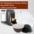 Reusable Coffee Capsule for Nespresso Vertuo Empty Capsule with Foil Refilble Coffee Pods