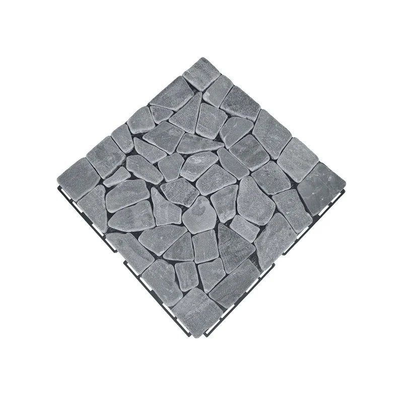 Modern DIY Interlock Firebrick Anti-Slip Exterior Tiles & Pool Stones 20mm Thick for Outdoor Use