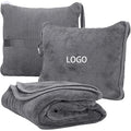 Wholesale Premium Travel Blanket Pillow - Soft 2 in 1 Airplane Blanket with Soft Bag Pillowcase