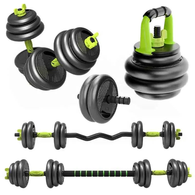 PINJIAN Custom Logo High Quality Gym Weight Heavy 10kg Barbell Dumbbells Adjustable Set 20kg Weights