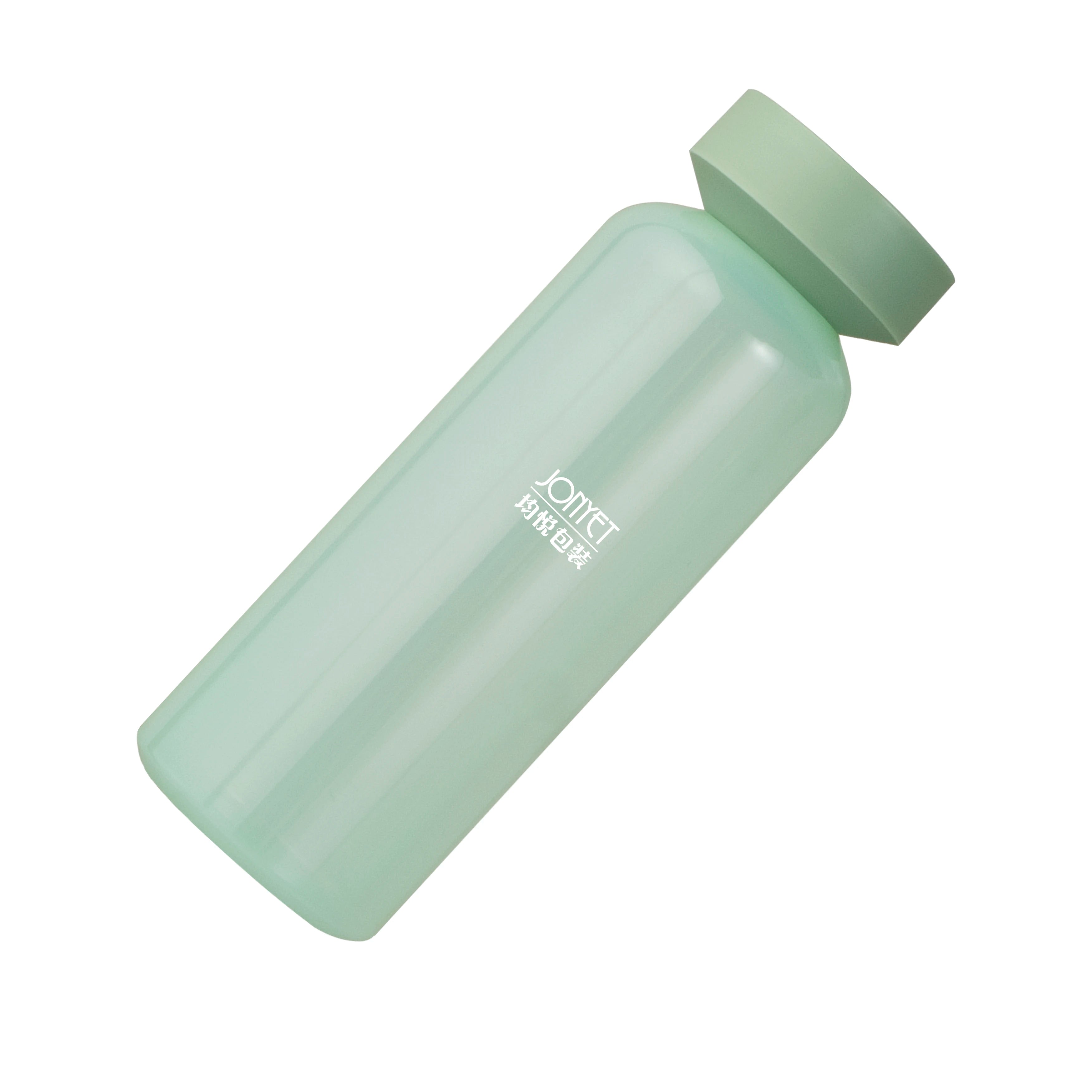 200ml Plastic PET Skincare Toner Bottle with Screen Printing for Face Cream Serum Shampoo