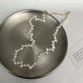 Vintage Natural Freshwater Pearl Choker Necklace Baroque Pearl Necklace for Women Wedding Jewelry Gifts