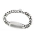 KALEN Personality 22cm Men Shiny Bracelet Fashion Stainless Steel Bracelets Jewelry