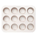 For WK9067 for Gold 12-Cavity Carbon Steel Non-Stick PFOA Free Eco-Friendly Cupcake Muffin Pan Bakeware for Baking