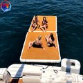 Made in China 4.6m*3.6m Outdoor Inflatable Island Swim Floating Sea Platform