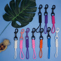 Dropshipping Stainless Steel Ended Bolt Snap Buckle Diving Hose Fixed Rope Colorful Bolt Snap with Colorful Lines