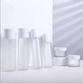 Stock 120ml Frosted Transparent Plastic Bottle Pure Dew Design Skin Care Lotion Blush Toothpaste Smooth Closure 250ml Capacity