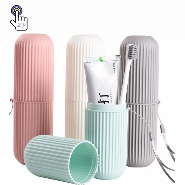 Hot Sale Travel Portable Toothbrush CupBathroom Toothpaste Rack Storage BoxStorage Cup for Toiletries
